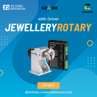 CloudRay Fiber Marking Jewellery Rotary Upgrade dengan Driver